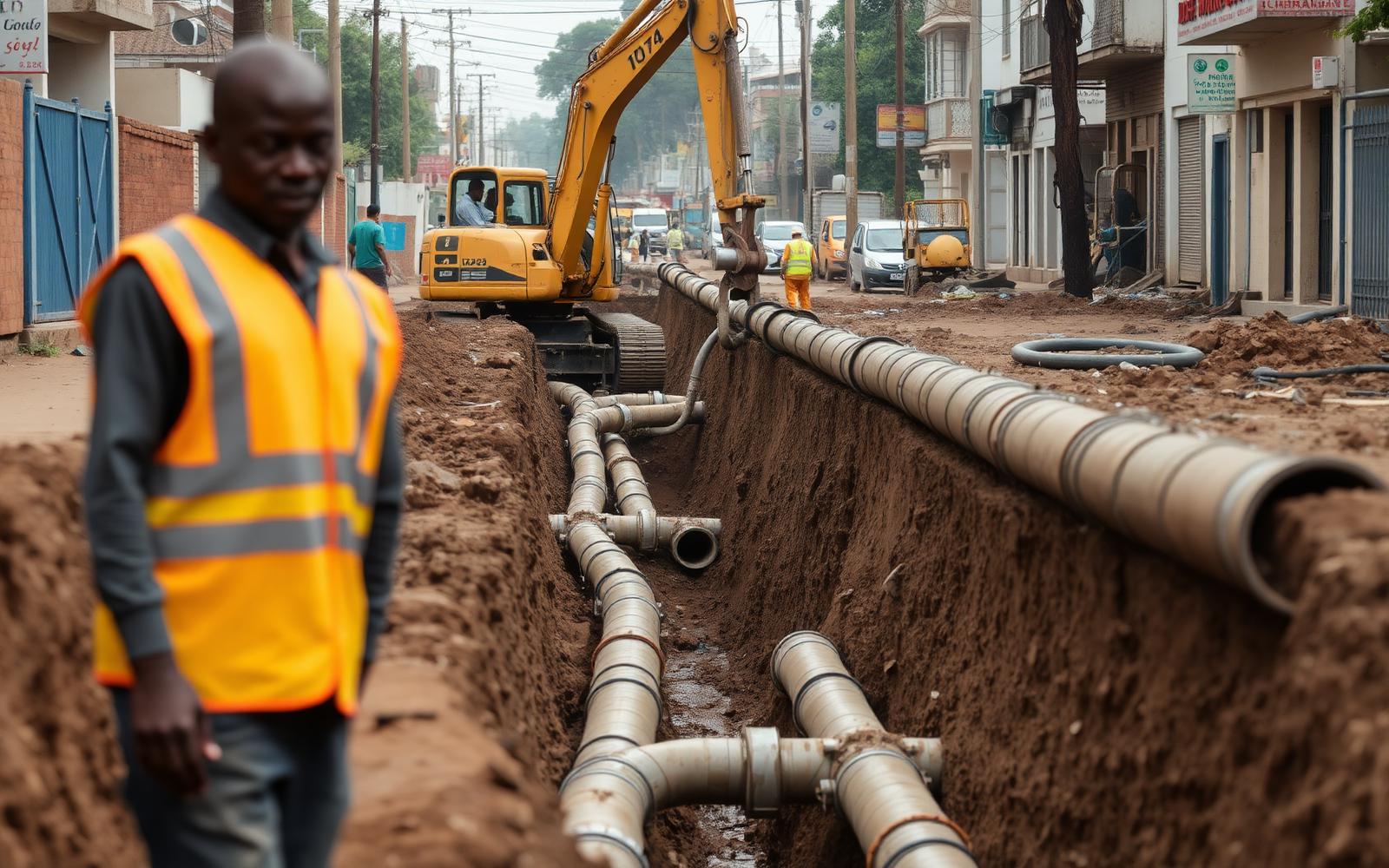 Redes de água & saneamento — Tudo o que fica debaixo do chão | Obras Express Moçambique
